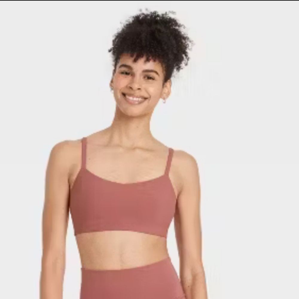 Women's Everyday Soft Light Support Strappy Sports Bra - All In Motion™ XXL